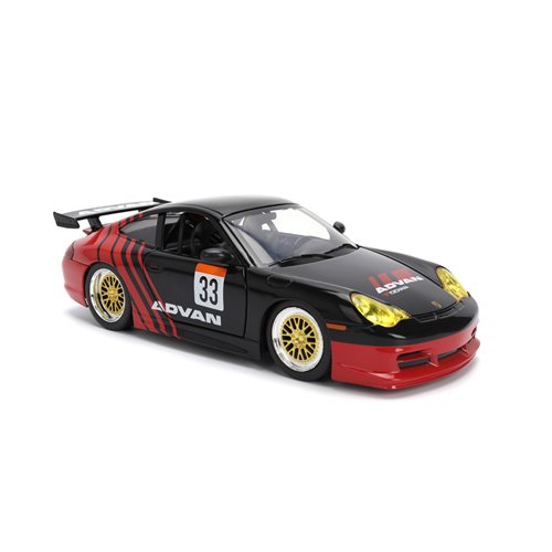Hyper-Spec Porsche 911 GT3 RS 996 1:24 Scale Die-Cast Metal Vehicle