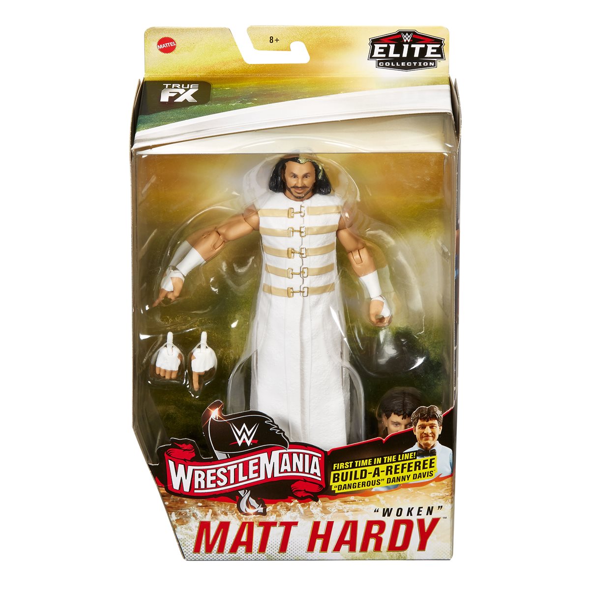 "Woken" Matt Hardy Build-A-Referee Mattel Wwe Wrestlemania Elite Action Figure 