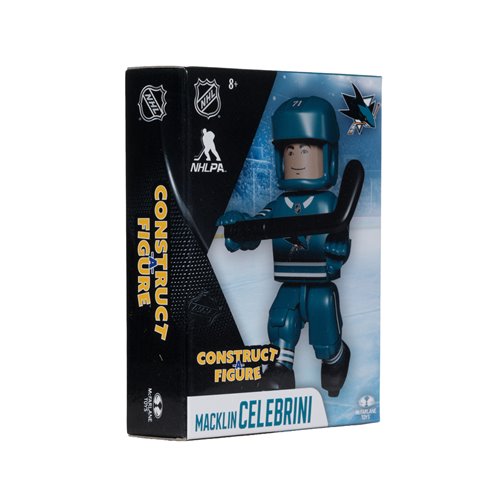 NHL Construct-a-Figure Series 2 San Jose Sharks Macklin Celebrini Mini-Figure
