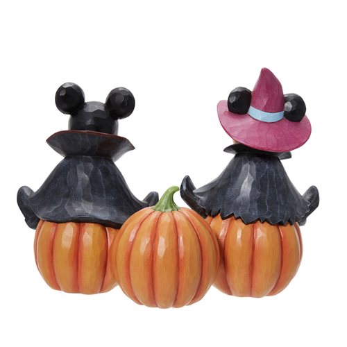 Disney Traditions Mickey Mouse and Minnie Mouse Halloween by Jim Shore Statue