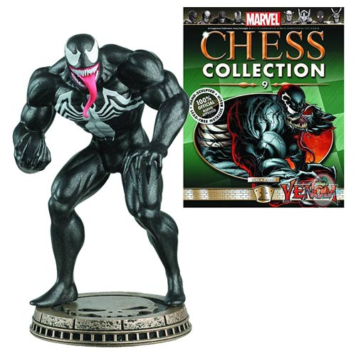 Marvel Chess Collection Venom 9 Black Pawn Eaglemoss 