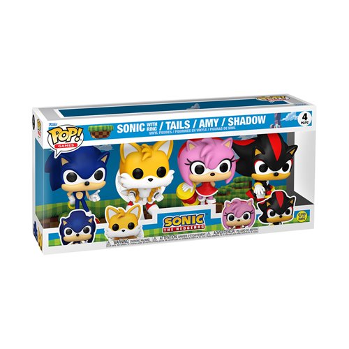 Sonic the Hedgehog Glow-in-the-Dark Funko Pop! Vinyl Bundle Box 4-Pack