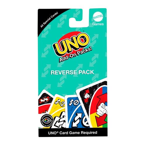 UNO Add-On Packs Reverse Pack Card Game - Entertainment Earth