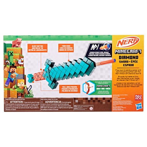 Minecraft Nerf Sword Dart Blaster