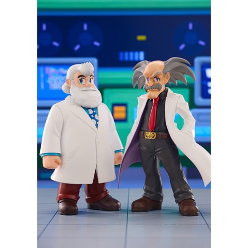 Mega Man 11 Dr. Wily & Dr. Light Oshi Works Statue