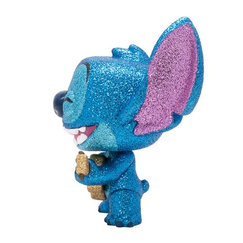 Lilo & Stitch Stitch with Ukulele Diamond Glitter Pop! Vinyl Figure - Entertainment Earth Exclusive