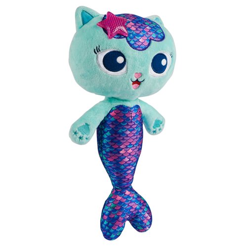 Gabby's Dollhouse MerCat 14-Inch Talking Plush