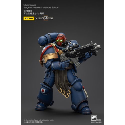 Joy Toy Warhammer Space Marine II Ultramarines Sergeant Gadriel Collectors Edition 1:18 Scale Action