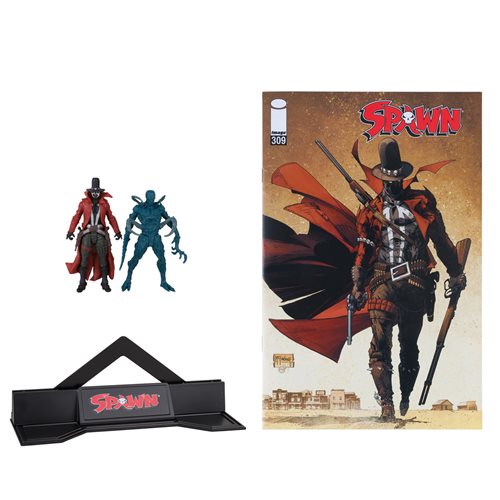 Spawn Page Punchers Gunslinger and Auger 3-Inch Action Figure 2-Pack with Comic Book