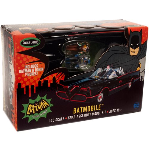 Batman 1966 Batmobile Snap-Together 1:25 Scale Model Kit