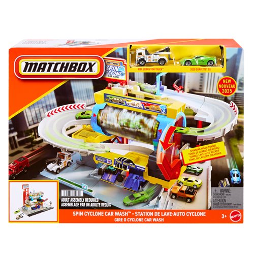 Matchbox Spin Cyclone Car Wash Playset