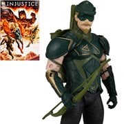 Injustice 2 Page Punchers Green Arrow Figure Comic, Not Mint