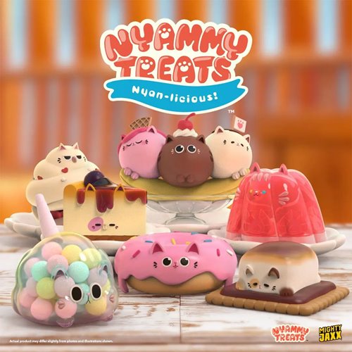 Nyan-licious! by Nyammy Treats Mini-Figure Display Tray of 6