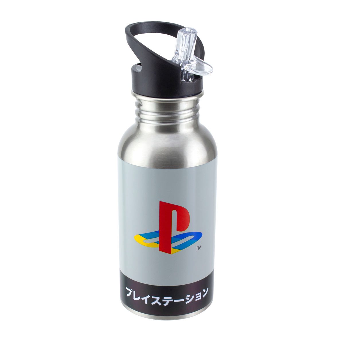 PlayStation Heritage 16 oz. Metal Water Bottle with Straw