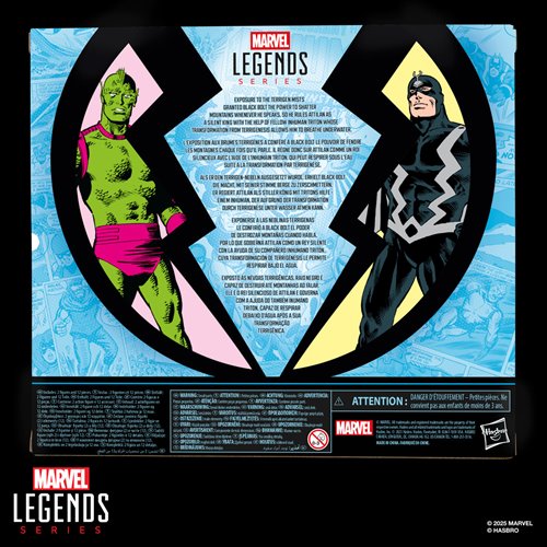 Inhumans Marvel Legends Black Bolt & Marvel’s Triton 6-Inch Action Figures 2-Pack