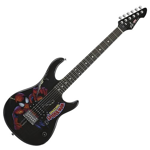 Spider-Man Rockmaster Electric Guitar - Entertainment Earth