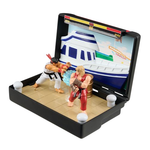 Console Heroes Sega Genesis Street Fighter II Cartridge Diorama Playset