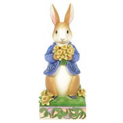 Beatrix Potter Peter Rabbit Mrs. Rabbit with Bunnies Carved by