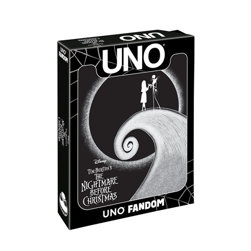 UNO Fandom Tim Burton's The Nightmare Before Christmas Card Game