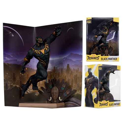 Marvel Rivals Wave 3 Black Panther 1:6 Scale Posed Figure with Scene and Comic