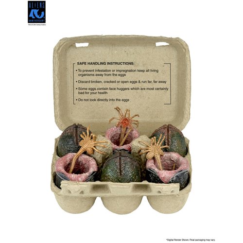 Aliens Carton of Alien Eggs 40th Anniversary Accessory 6-Pack