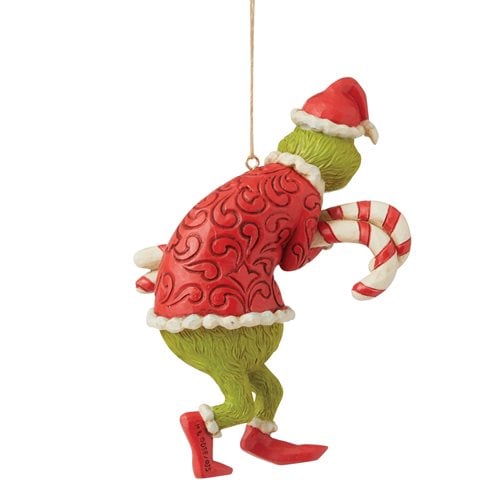 Dr. Seuss The Grinch Grinch Candy Canes by Jim Shore Holiday Ornament