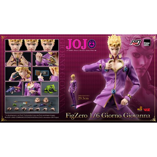 JoJos Bizarre Adventure: Golden Wind Giorno Giovanna FigZero 1:6 Scale Action Figure