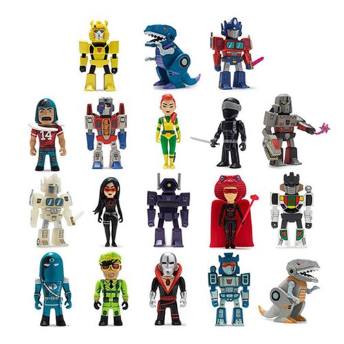 Kidrobot Transformers VS Megatron G.I Joe Key Chain Mini-Figure 