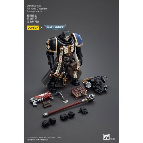 Joy Toy Warhammer 40,000 Ultramarines Primaris Chaplain Brother Varus Action Figure