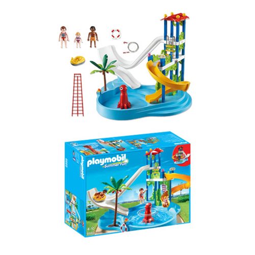 vase rive ned Lad os gøre det Playmobil 6669 Water Park with Slides - Entertainment Earth