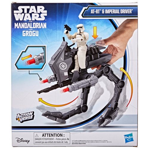 Star Wars ActionVerse AT-RT Vehicle & Imperial Remnant AT-RT Driver