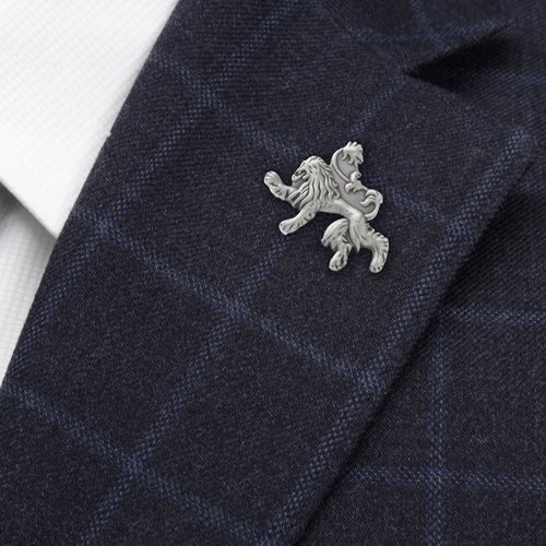 Game of Thrones Lannister Lion Antiqued Lapel Pin