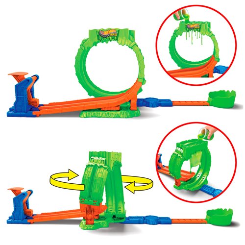 Hot Wheels Monster Trucks Mutant Chaos Slime Challenge Playset
