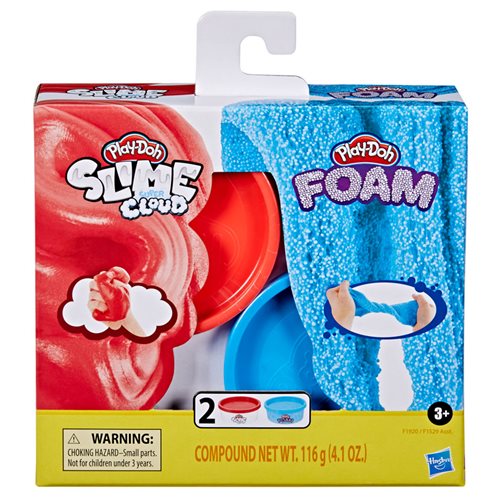 Play-Doh Foam and Slime Super Cloud 2-Pack Wave 1 Case of 6