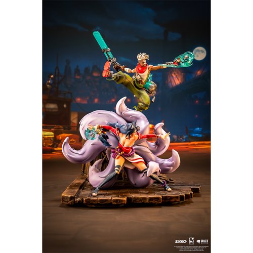 2XKO Ahri and Ekko 1:10 Scale Resin Statue