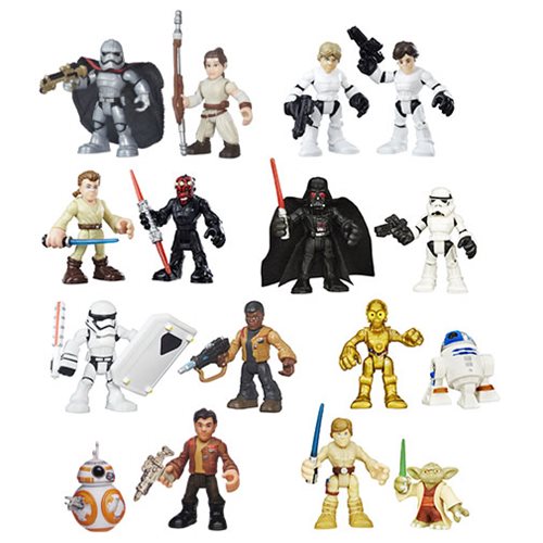 Random 5Pcs Star Wars playskool Galactic Heroes 2.5''  Figure Hasbro toy  TTUS