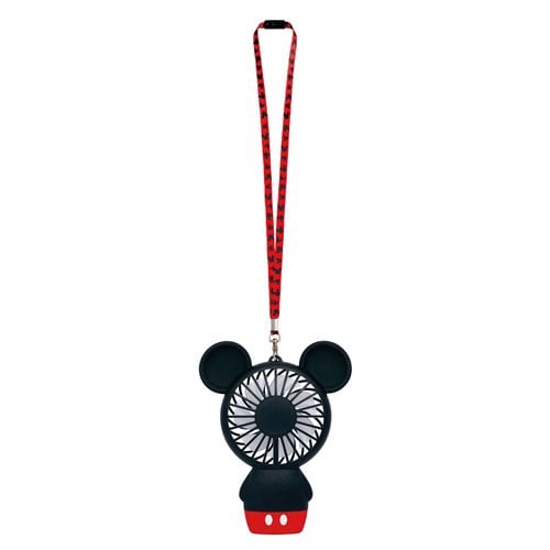 Mickey Mouse Lanyard with Rechargable Fan Buddy