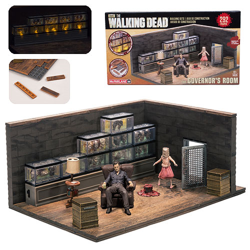 The Walking Dead Governor's Room Mini-Figure Building Set