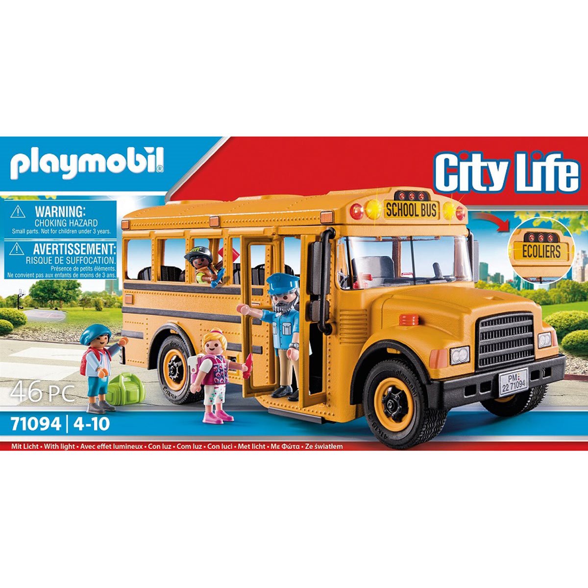 Playmobil City Life School Bus Fun Park
