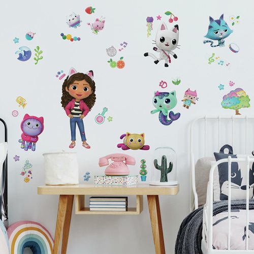 Gabby's Dollhouse Peel and Stick Wall Decals