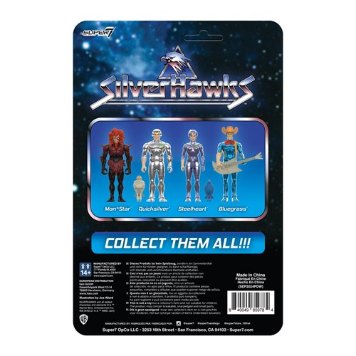 SilverHawks Mon*Star (Pre-Transformation) 3 3/4-Inch ReAction Figure