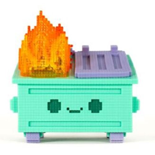 8-Bit Dumpster Fire Vinyl Figure