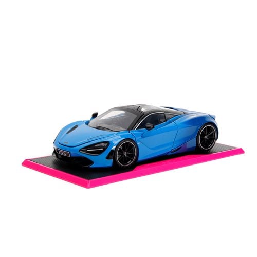 Pink Slips McLaren 720S with Base 1:24 Scale Die-Cast Metal Vehicle