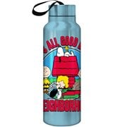 Peanuts Good in the Hood 27 oz. Stainless Steel Water Bottle with Strap