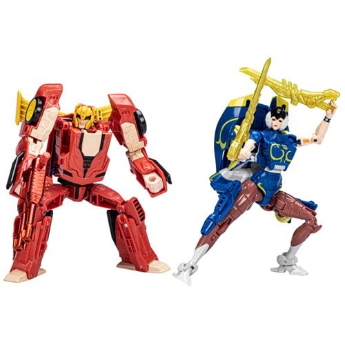 Transformers x Street Fighter II Mash-Up Hot Rod [Ken] vs. Arcee [Chun-Li] 2-Pack