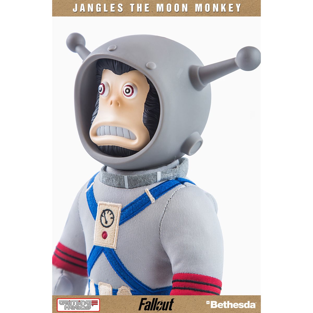 Fallout 1 2 3 4 76 Jangles the Moon Monkey Plush Statue Vinyl Plushie 12.5" NEW 