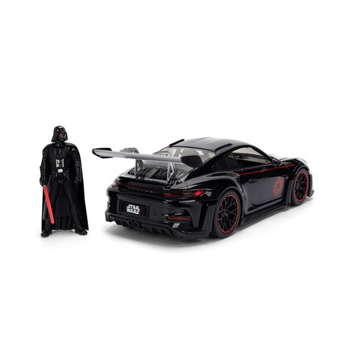 Hollywood Rides Star Wars Porsche 911 GT3 RS 992 1:24 Scale Die-Cast Metal Vehicle with Darth Vader