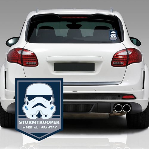 Star Wars Stormtrooper Imperial Infantry Badge Window Decal