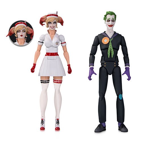 DC Designer Series Bombshells Nurse Harley and The Joker by Ant Lucia Action Figure 2-Pack