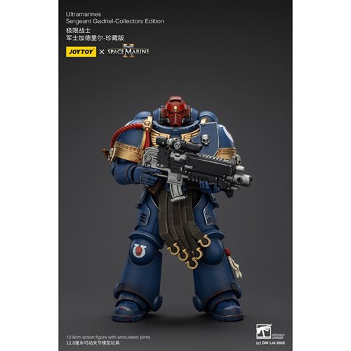 Joy Toy Warhammer Space Marine II Ultramarines Sergeant Gadriel Collectors Edition 1:18 Scale Action
